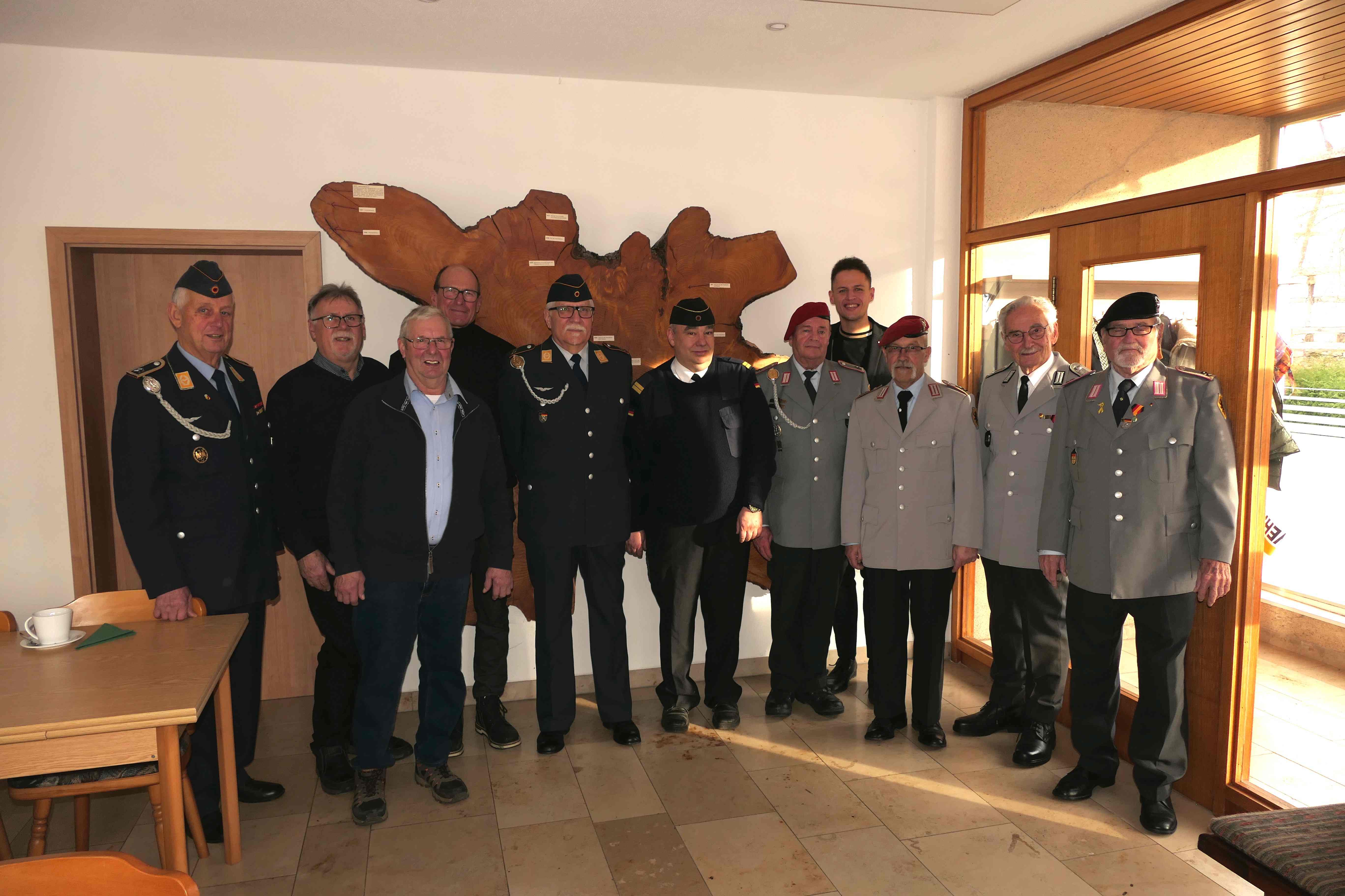 Reservistenkameradschaft Teilnehmer am Volkstrauertag